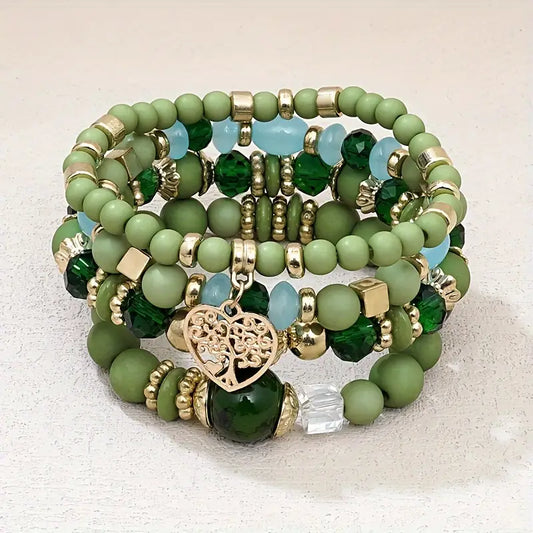 BRACELET VERT (VENDU PAR 2)